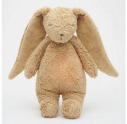 Moonie - Zabawka do przytulania z melodyjką i światełkiem zajączek 2.0 organic cappuccino