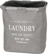 Kosz na pranie MCW-C34 z siatką 82l, szary