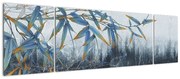 Obraz - Bambus na ścianie (170x50 cm)