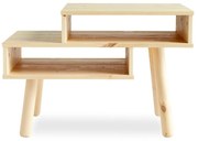 Stolik z drewna sosnowego w naturalnym kolorze Karup Design Hako