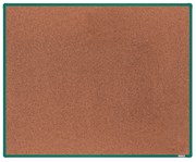 Tablica korkowa BoardOK w ramie aluminiowej, 1500 x 1200 mm, zielona rama