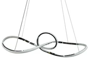 Lampa wisząca Marco Chrome 42W LED, poplątana, nowoczesna