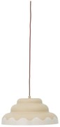 Kremowa lampa wisząca z metalowym kloszem ø 40 cm Lacya – Bloomingville