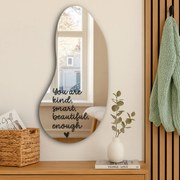 Naklejka na lustro S3 – You are kind, smart, beautiful, enough. (Handwritting)