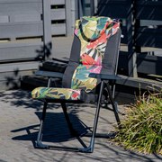 Fotel ogrodowy rozkładany Mijas Black Edition L150-23IB PATIO