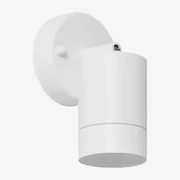 Aluminiowy Kinkiet Zewnętrzny Jaxten Biała & ↑16,5 Cm - Sklum
