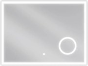 Mexen Kala lustro łazienkowe podświetlane z lusterkiem kosmetycznym 80 x 60 cm, LED 6000K, antypara - 9820-080-060-611-00