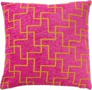 Poszewka na poduszkę XENOS 45x45 cm, różowa