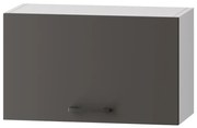 Szafka kuchenna wisząca 60 CLARA W60 OKGR szara grafit STOLKAR