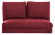Bordowa rozkładana sofa 120 cm Taida – Balcab Home