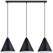 Czarno-złota wisząca lampa nad stół - 4X D122 A9-A47