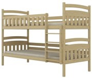 Łóżko piętrowe JULITA 160x80 sosna lakierowana drewniane KOCOT KIDS