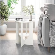 Stolik kawowy biały 40x40x50.5 vareo