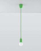 Lampa wisząca DIEGO 1 zielona SOLLUX  LIGHTING