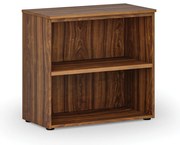 Regał biurowy PRIMO WOOD, 800 x 420 x 740 mm, orzech