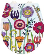 Deska sedesowa wolnoopadająca 37 x 44,5 cm Rollin'Art Full Bloom – Wenko