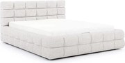 Łóżko sypialniane Magnelio Prestige 160x200 - beżowa boucle Raven 22