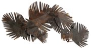Lampa ścienna w stylu art deco miedziana 76 cm 2-światłowa - Lauf ArtDeco Oswietlenie wewnetrzne