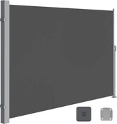 Markiza boczna HORIZON na taras, 160x300cm, szary SongmicsHome