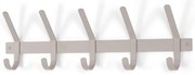 Szarobeżowy metalowy wieszak ścienny Dexter – Spinder Design
