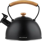 Florina Nierdzewny czajnik Natura Line 1,8 l, czarny