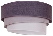 Duolla - Lampa sufitowa TRIO 1xE27/15W/230V pr. 45 cm antracyt/szary/biały