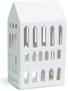 Biały ceramiczny świecznik Kähler Design Urbania Lighthouse Church