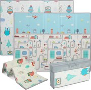 AIYAPLAY Mata dla niemowląt, motyw zwierząt, pianka, 1,5 cm wyściółki, antypoślizgowa