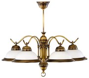 Jupiter - 15 - OZ-5 - Żyrandol OPÁL 5xE27/60W/230V