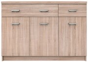 Komoda Z Szafkami I 2 Szufladami Dąb Sonoma A6-B96