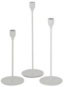 Metalowe świeczniki na świece obiadowe, MALTE