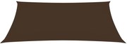 Brązowy prostokątny żagiel cieniujący do ogrodu K6-F34