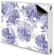 Maskownica na kaloryfer Fioletowe piwonie