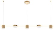 Lampa Sufitowa Wisząca LED APP929-5CP Złota