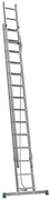 Aluminiowa dwuczęściowa drabina wysuwana z liną ALVE EUROSTYL, 2x14 szczebli, długość 6,81 m