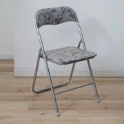 Krzesło turystyczne Flower Silver 46,5 x 44 x 78 cm PATIO