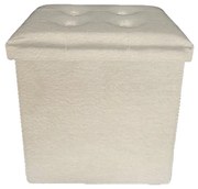 Pufa do przechowywania guzików 38 cm aksamitna