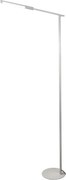 Ideal - Regulowana biała lampa podłogowa LED z metalu wys. 130 cm Fabas Luce - Zintegrowane oświetlenie LED 10 W CCT (3000 K 4000 K 5000 K 6000 K)