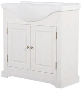 Biała szafka pod umywalkę K3-D39