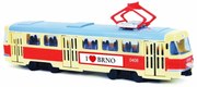 Rappa Tramwaj, który ogłasza przystanki w językuczeskim BRNO, 28 cm