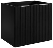 Czarna szafka dwudrzwiowa łazienkowa 60 cm S7-S19