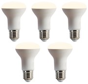 Zestaw 5 żarówek LED E27 z możliwością ściemniania R63 6,2W 520lm 2700K