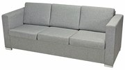 Trzyosobowa jasnoszara sofa loftowa K4-H22
