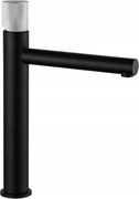 Mexen Elba One bateria umywalkowa wysoka, czarna/chrom - 74111-77