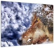 Obraz wilka (70x50 cm)