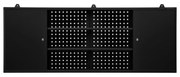 Szafka narzędziowa LEO, 1600 x 600 x 200 mm, All Black: czarna