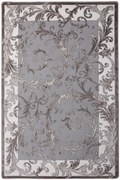 Dywan Gloss Szare liście 120x170 Prostokąt