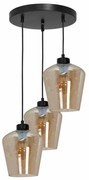 Lampa wisząca, potrójna SANTIAGO AMBER 3xE27
