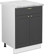 Szafka dolna do kuchni antracytowo-złoty 60x60x82 fame-line