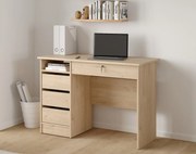 Biurko Function Plus 110 z szufladą na klucz, kolor jackson hickory